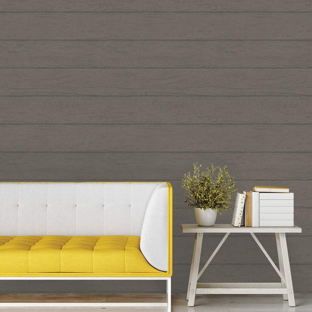Tempaper Textured Shiplap Removable Peel & Stick Wallpaper 20" x 16.5