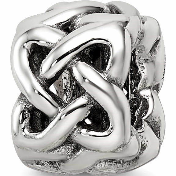 Sterling Silver Reflections Celtic Knot Bead (10.78 X 7.5) Made In India -Jewelry By Sweet Pea
