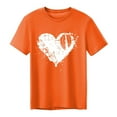 thumbnail image 6 of Zylanna Men's T-Shirts Tee, Summer Heart Print Crew Neck Short Sleeve Fashion Tops for Mens White, 6 of 6
