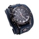 thumbnail image 5 of Reloj de pulsera ancho Salvador Punk Vintage PU cuero Romano, 5 of 10