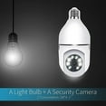 thumbnail image 6 of EROCK Wireless Light Bulb Security Camera Outdoor 2.4G WiFi 1080P Smart Screw in Light, 6 of 14