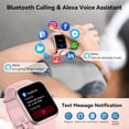 thumbnail image 2 of Reloj inteligente Mikego con Alexa, rastreador de actividad física, HD Touch, 2 of 7