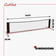 thumbnail image 3 of EastPoint Sports Driveway Pickleball Game Set, 10FT Heavy Duty White Net with Durable Steel Frame, 3 of 6