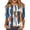 45# Dark Blue, variant on 3/4 Length Sleeve Floral Printed Shirts Women's Casual 3/4 Sleeve T-Shirts 2026 Round Neck Tunic Tops Cute Basic Tees Green S