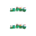 thumbnail image 4 of Advancent Tren de Navidad de Fiesta de Navidad Decoraciones de jardín de infantes para el hogar Regalos de Navidad Adorno de Navidad Año Nuevo verde 2piezas Advancent CBP003129, 4 of 6