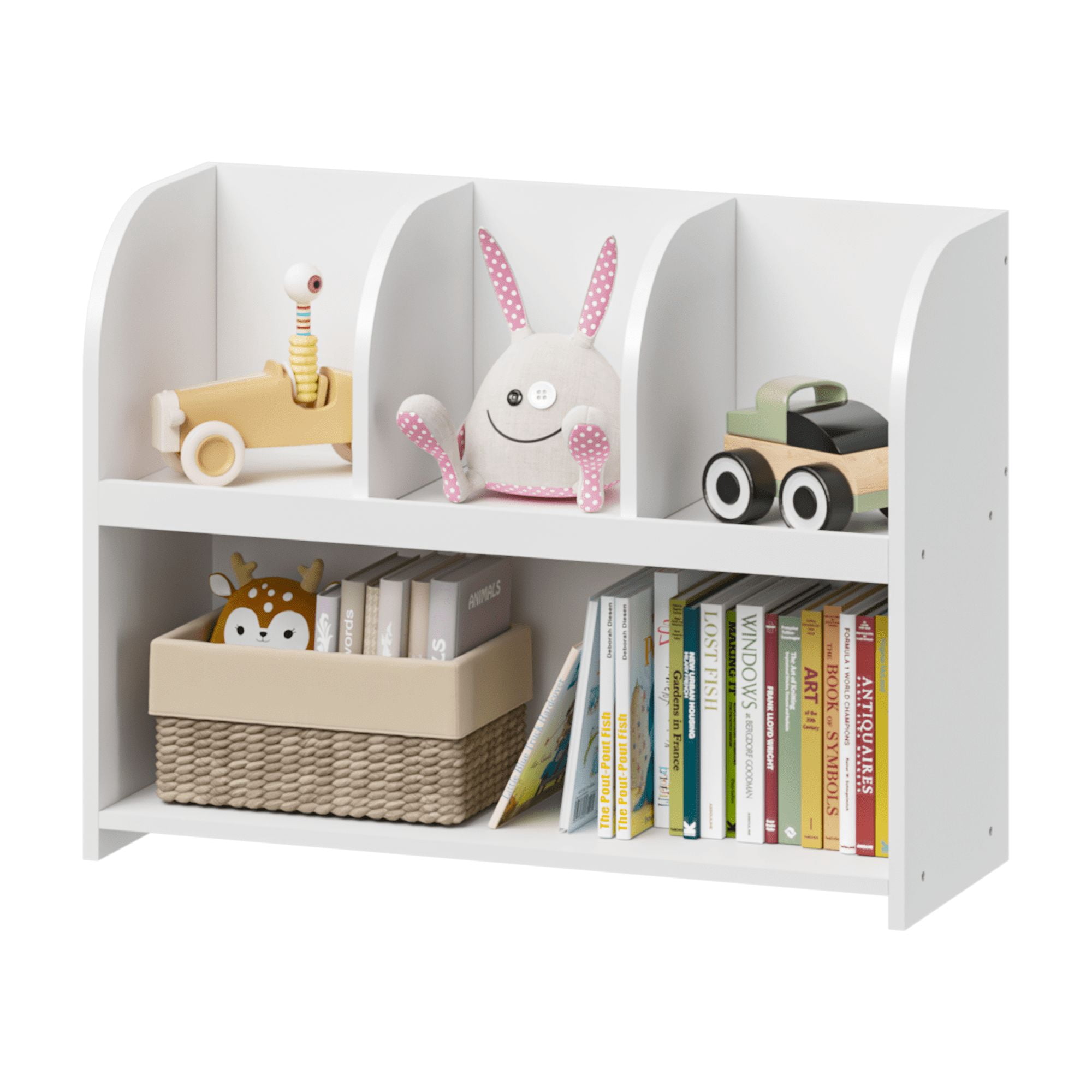 Green Modern Wall Cabinet with Glass Doors - 23.62"L x 9.06"W x 30.71"H Two-Tier Storage & Towel Rack