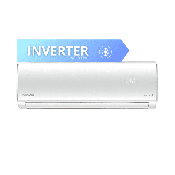 Aire Minisplit Inverter 1 ton (12,000 btu) 110v Solo Frío Daewoo