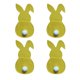 thumbnail image 2 of Uuiauoio 4 PCS Easter Bunny Cutlery Bags Flatware Holder Bunny Shape Silverware Felt Utensil Cutlery Pouch Bags for Knife Forks Spring Easter Table Decoration for Home Party Birthday Supplies, 2 of 6