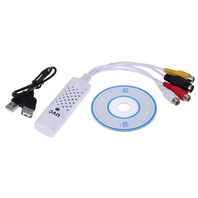 Cable adaptador de tarjeta de captura de audio y video DVR USB 2.0 PC portátil VHS VCR TV a DVD Cable convertidor Kearding DZ4956-00B