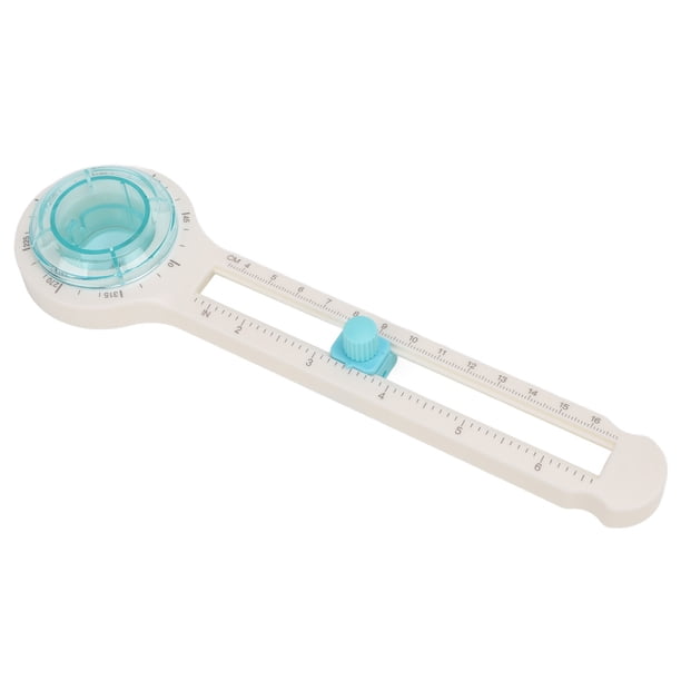Cortador De Círculos Ajustable, Cortador De Círculos De Papel De Plástico De Corte Incisivo Para álbumes De Recortes Para Artesanos