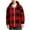 Mens Jackets & Coats Red, variant on S-4X Plus Size Mens Big & Tall Fleece Jackets with Pockets and Hoodie Sherpa Coats Long Sleeve Zip Up Plaid Printed Thermal Warm Hoodies & Sweatshirts