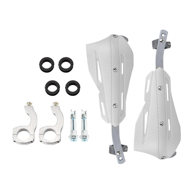 2pcs Protectores de manos de motocicleta Cola para ATV SX SXF W FW 125250300 Blanco