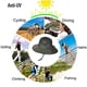 thumbnail image 5 of Un sombrero plegable para deportes al aire libre, montañismo, visera de pesca, sombrero transpirable para el sol, sombrero de pescador, 5 of 5