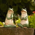 thumbnail image 5 of Melrose International LLC Frog (Set of 2) 7.5"H Ceramic, 5 of 5