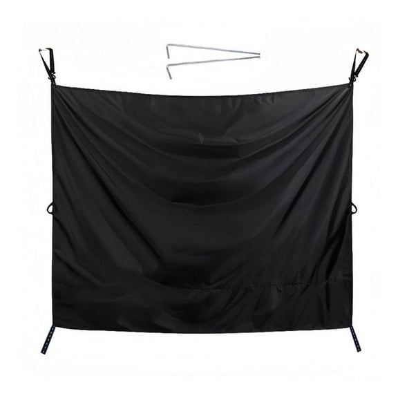 KRONDO Camper Van Barn Privacy Curtains Cover With Hooks For Outdoor Shower Curtain Car-Styling Cover Visor Pure Cloth Sun Blinds