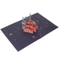thumbnail image 4 of 3D Birthday Card, Exquisite Details Spaceman Style Eye Catching Vivid Colors Popping Up Kids Birthday Card  For Holiday, 4 of 8