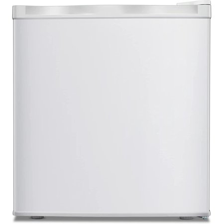Compact Upright Freezer with Reversible Single Door,Removable Shelves with Adjustable Thermostat (White)