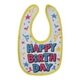 thumbnail image 1 of Vinyl Baby Bib Happy Birthday, 1 of 1