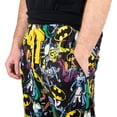 thumbnail image 3 of DC Comics Batman Classic Characters Logo Black Mens Sleep Lounge Pants Pajamas (X-Large), 3 of 4