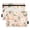 Cute Baby Turtle, variant on Cute Bunny Rabbit 2 Pack Pencil Pouch for 3 Ring Binder Smooth Zipper Folders with Pockets Clear Window Pencil Case