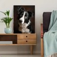 thumbnail image 5 of Border Collie Dog Portrait Canvas Print Wall Art for Living Room Bedroom Office Den Pet Lover Home Decor, 5 of 8