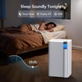 thumbnail image 2 of 2500 Sq.Ft Dehumidifier for Basement with Drain Hose, 34 Pints Dehumidifiers for Home Large Room ,Bedroom, 3 Modes, Smart Humidity Control, Auto Defrost, 24H Timer, 2 of 7