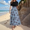 thumbnail image 1 of WILLBEST Vestidos Casuales para Mujer Verano Vestidos Largos Florales para Mujer Verano 2025 Boho Lazo Cinturón Patchwork Cintura Imperio Manga Corta Vestido Maxi Fluido Extra Grande, 1 of 3