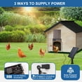 thumbnail image 6 of Automatic Chicken Coop Door Life Basis Solar Powered Chicken Door Aluminum Coop Door Opener for Poultry with Remote Control, 6 of 8
