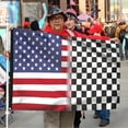 thumbnail image 6 of Racing Flag Racing American Grommet Flag Banner with Grommets 3x5Feet Man cave Decor, 6 of 6