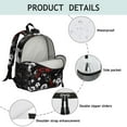 thumbnail image 2 of Students and Teens Sports Backpack - Baseball, Football, Volleyball Print, Water-Resistant and Lightweight for Training, 2 of 5