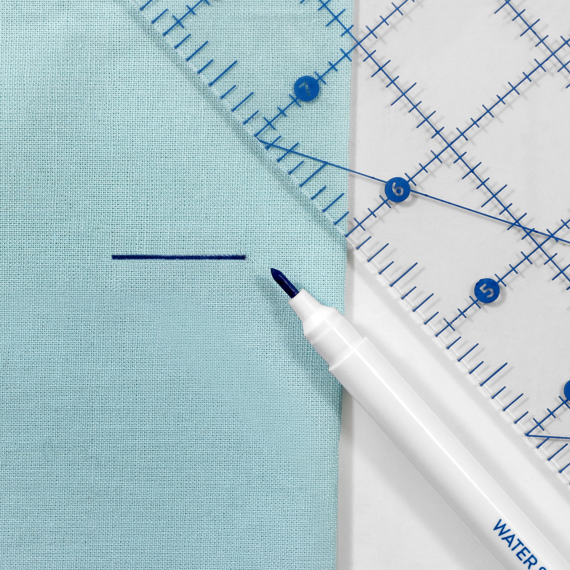 Hello Hobby WaterSoluble Blue Fabric Marking Pen 1 Count