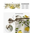 Summer Lemon Lemon Tree Gnome Kitchen Curtains Balcony Adjustable