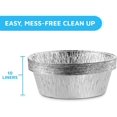 thumbnail image 7 of MontoPack Disposable Dutch Oven Aluminum Foil Liners 9" Round Tins 10 Pack, 7 of 7