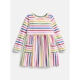 thumbnail image 2 of Wonder Nation Toddler Girls Printed Dress and Leggings Outfit Set, 2-Piece, Sizes 18M-5T, 2 of 4