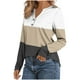 thumbnail image 4 of Ailaofu Womens Long Sleeve Tops Fall Button V Neck Graphic Shirts Dressy Casual Henley Tops Women Blouses, 4 of 5
