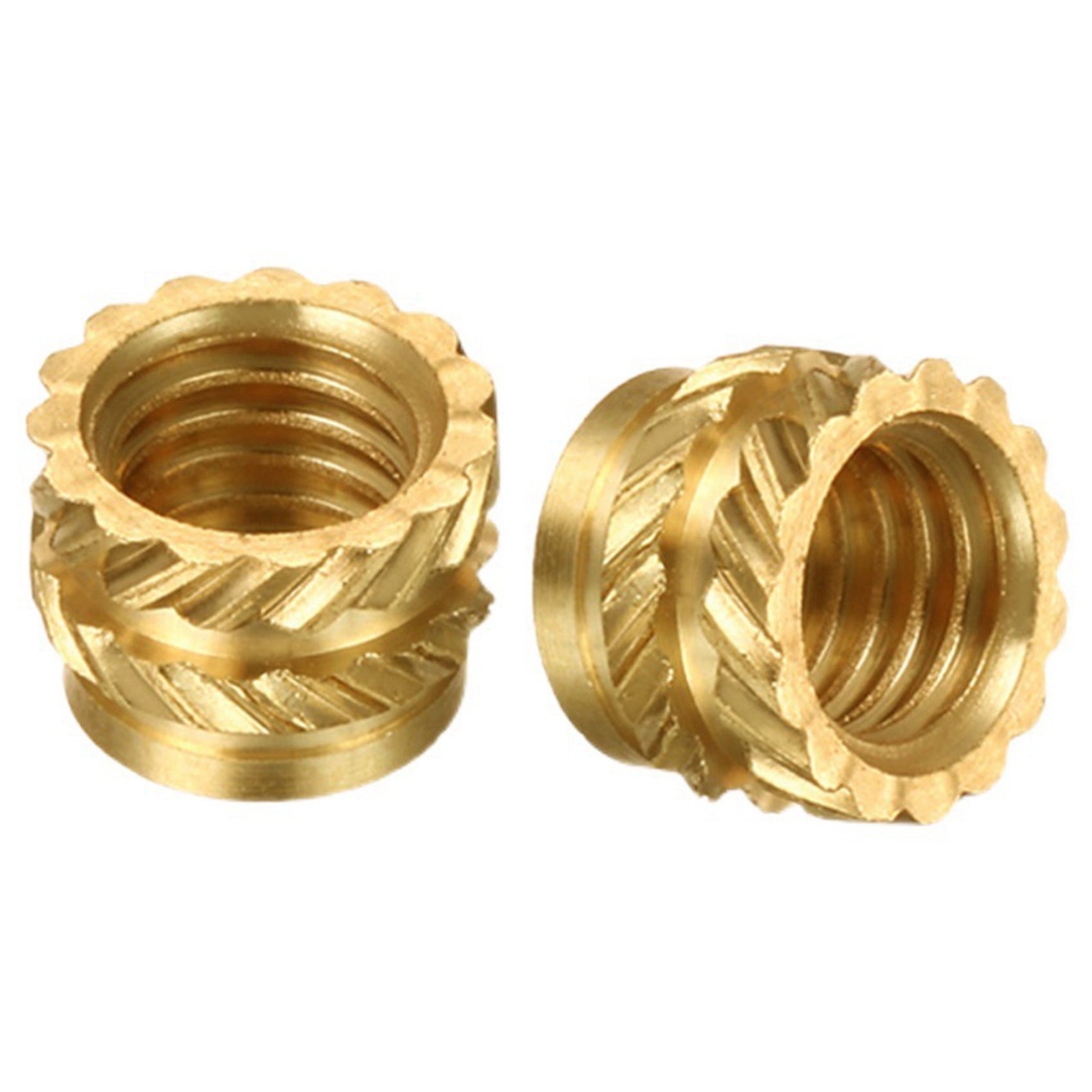 threaded inserts 50Pcs 3D Printing Model Insert Nut Knurled Brass Nut