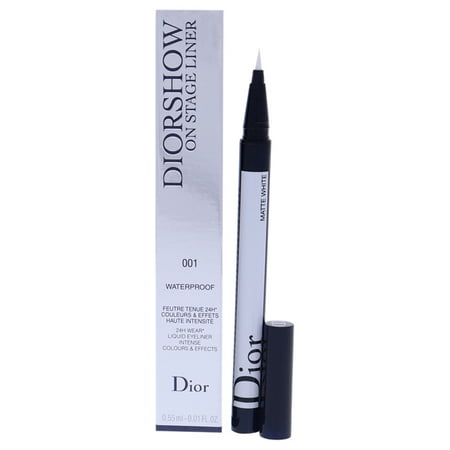 EAN 3348901380072 product image for Diorshow On Stage Liquid Eyeliner Waterproof - 001 Matte White by Christian Dior | upcitemdb.com
