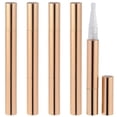 thumbnail image 4 of Nail Polish Rotate Pen 5Pcs Golden Plastic Multi-Purpose Use Twist-to-Dispense Storage Pen, 4 of 5