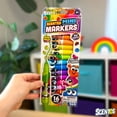 thumbnail image 5 of Scentos Fruit Scented Mini Markers for Kid, 16 Pack, Kid Approved, Super Washable, School Supplies Gifts for Child, 5 of 7