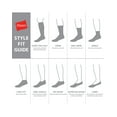 thumbnail image 4 of Hanes Crew Socks Mens 6 Pack Cushion  FreshIQ  Athletic size 6-12 Black Grey White, 4 of 4