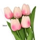 thumbnail image 5 of Tulipanes artificiales Windfall de tacto real, 5 unidades, arreglo floral, ramo para decoración de hogar, oficina y boda, bonitos y atractivos ramos encantadores para el hogar., 5 of 8