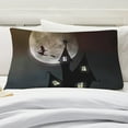 thumbnail image 3 of CafePress - Halloween Scene Pillow Case - Standard Size Pillow Case, 20"x30" Pillow Cover, Unique Pillow Slip Fleece, 3 of 4