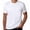 white, variant on 100% cotton Men's Heavyweight Short Sleeve Crew Neck T-Shirt solid color