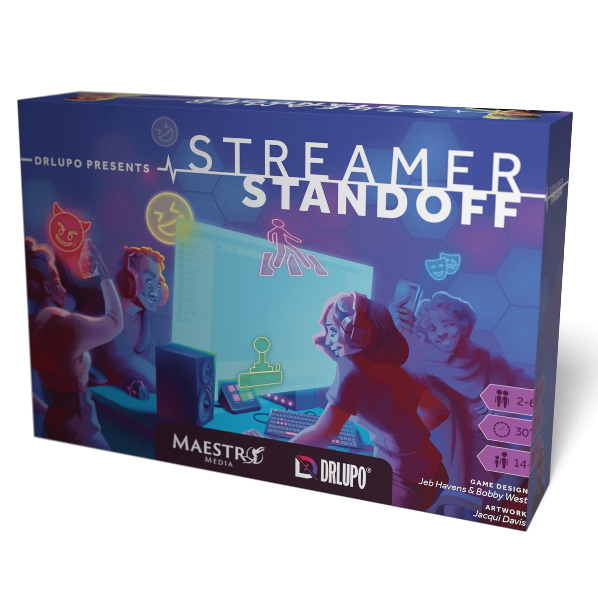 Streamer Standoff Strategy Board Game, 2-4 Players
