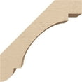 thumbnail image 3 of Ekena Millwork 5"W x 14"D x 14"H Aspen Rough Cedar Woodgrain TimberThane Knee Brace, Primed, 3 of 6