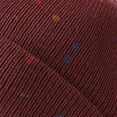 thumbnail image 4 of Sunvit-Panties Wine Speckled Warm Beanie - Women and Men Acrylic Ribbed Cuffed Hat, One Size Fits Most Adults for Cold Weather Outdoor Daily Casual Headwear,Size Free Size, 4 of 5