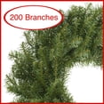 thumbnail image 2 of Casafield 24 Inch Artificial Green Fir Christmas Wreath Indoor/Outdoor Holiday Décor, 2 of 7