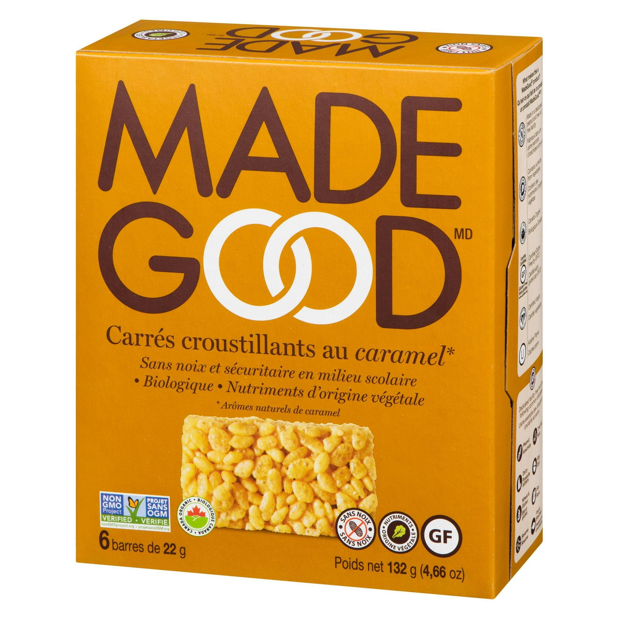 Made Good Caramel Crispy Squares