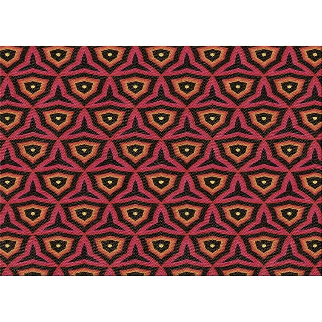Ahgly Company Machine Washable Indoor Rectangle Transitional Red Wine or Wine Red Area Rugs, 2' x 3'