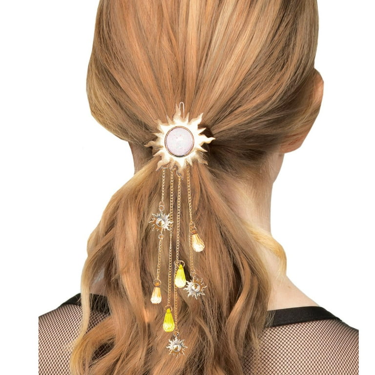 Halloween Women s Celestial Sun Hair Clip Costume Accessory by